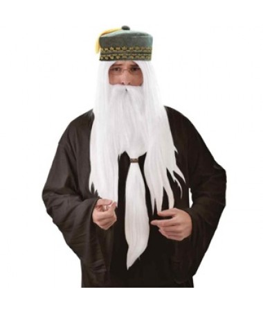 Wizard Wig and Beard white BUY
